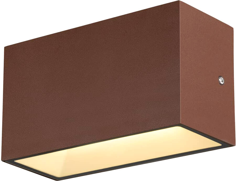 Slv Sitra M Wl Up/down, Led Outdoor Wandaufbauleuchte, Rost Farbend, Cct Switch 3000/4000k - Stand-, Wand- Und Deckenleuchten (Outdoor)
