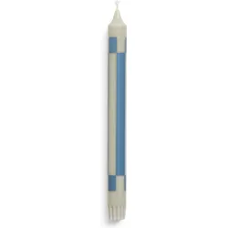 Hay Pattern Kerze Schachbrettmuster, grau-blau