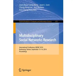 Multidisciplinary Social Networks Research, Fachbücher