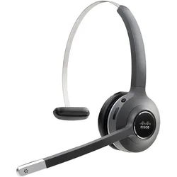 Cisco 561 Wireless Single MultiBase (Kabellos, USB-A, Cisco), Office Headset, Schwarz, Grau