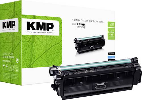 KMP Toner ersetzt HP 508X, CF361X Kompatibel Cyan 9500 Seiten H-T223CX 2537,3003