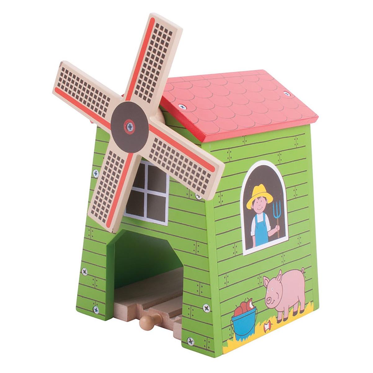 Bigjigs Hölzerne Windmühle (B00VGSJQQY)