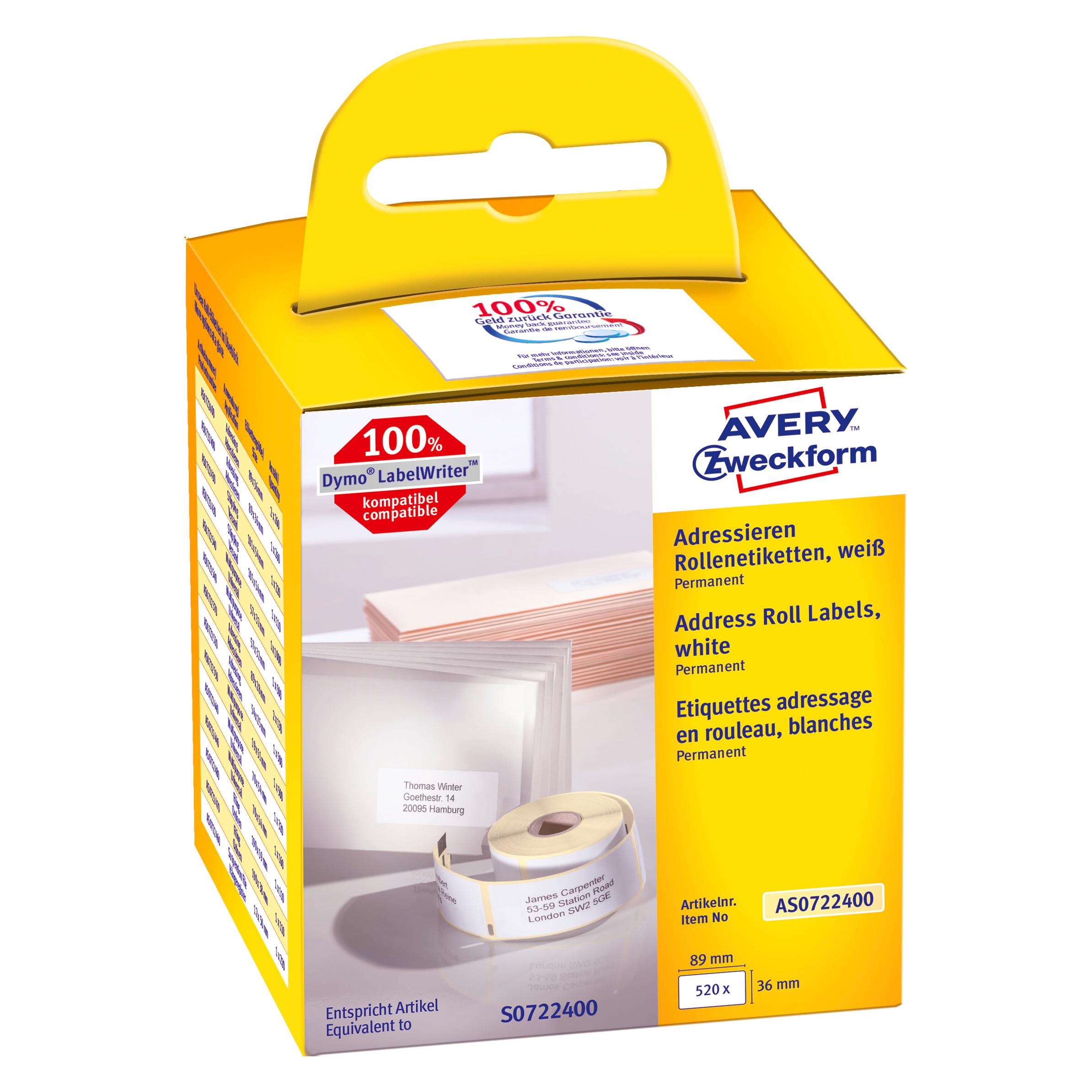 Avery Rollenetiketten (36 mm) (AS0722400)