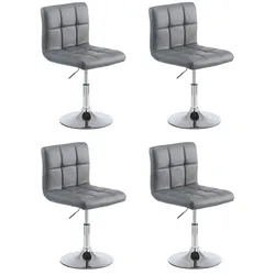 CLP 4er Set Lounger Palma V2   Farbe: grau