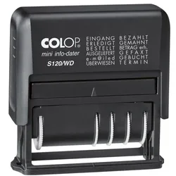 Colop Datum- und Wortbandstempel »S120/WD« mehrfarbig