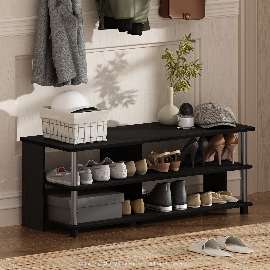 Ebern Designs TV Stand for TVs up to 43" Americano/Stainless Steel 43"