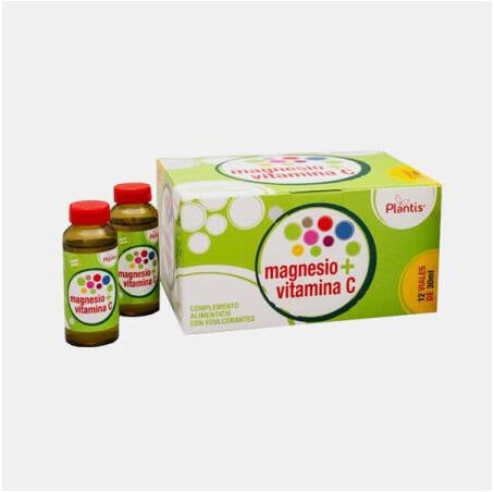 PLANTIS® MAGNESIO + VITAMINA C 12 FRASCOS
