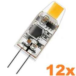 12er Sparpack Philips G4-Sockel CorePro LED capsule PIN1W wie 10 Watt Warmweiss 12V Niedervolt