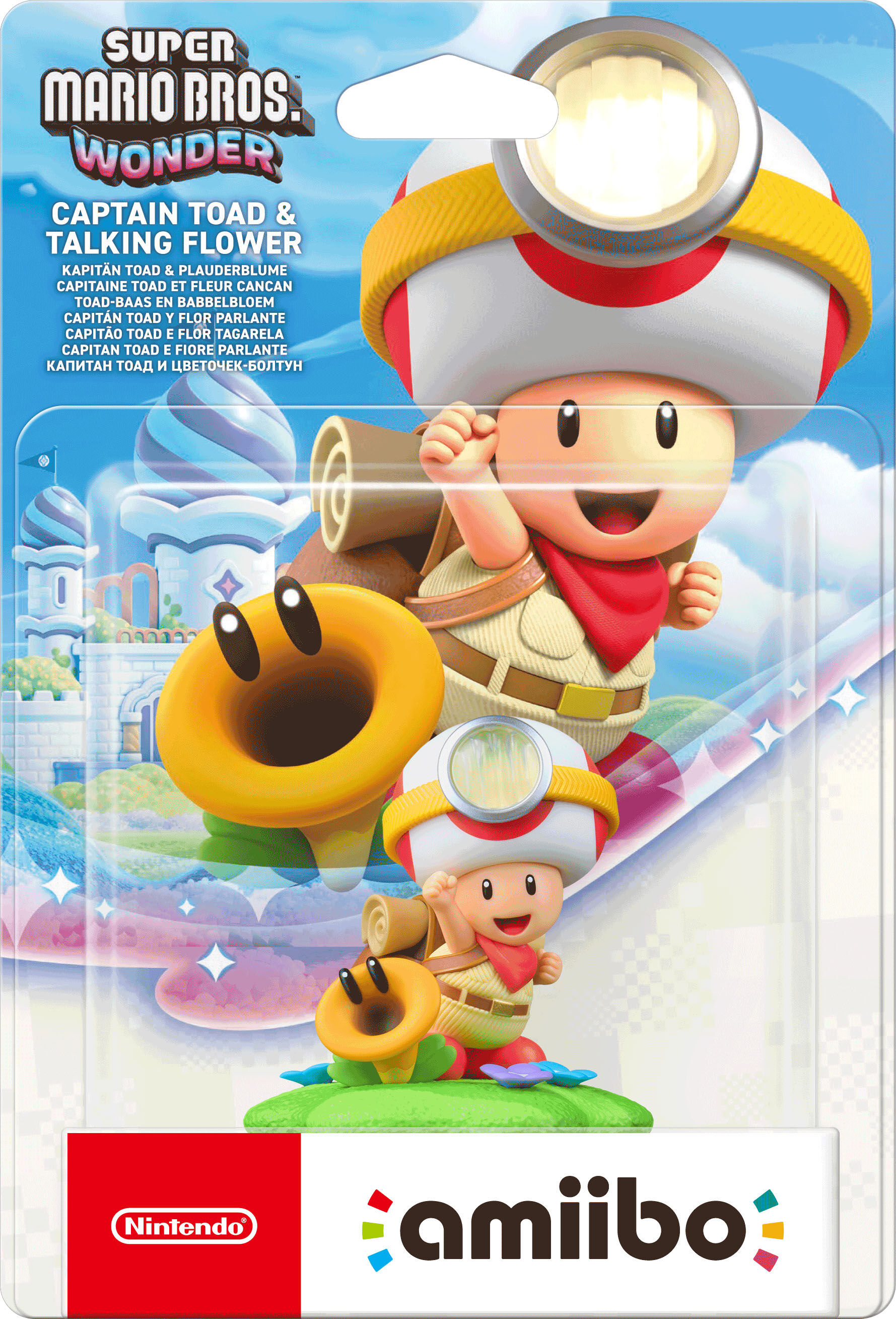 Nintendo SWITCH Spielfigur "amiibo Kapitän Toad & Plauderblume", bunt, Spielfiguren, Spielfigur