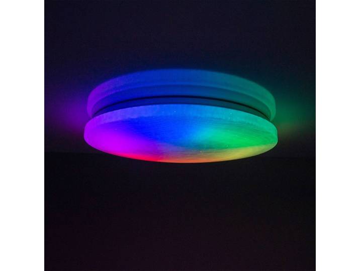 Näve LED Deckenleuchte Sligo, dimmbar, weiß / opal, für Flurbereich, Kunststoff, Modern