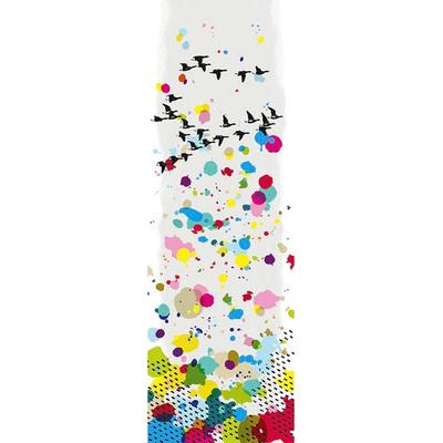 Fototapete ARCHITECTS PAPER "Vivid Voyage", bunt, B:1m L:2,8m, Vlies, Tapeten, Grafik Tapete Bunt Retro Fototapete Panel 1,00m x 2,80m