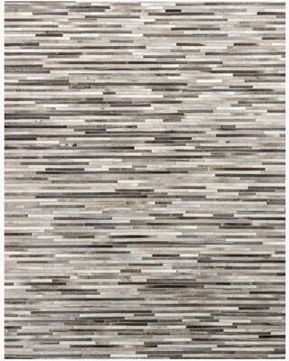 Ben Soleimani South American Cowhide Stripe Hand Woven Rug