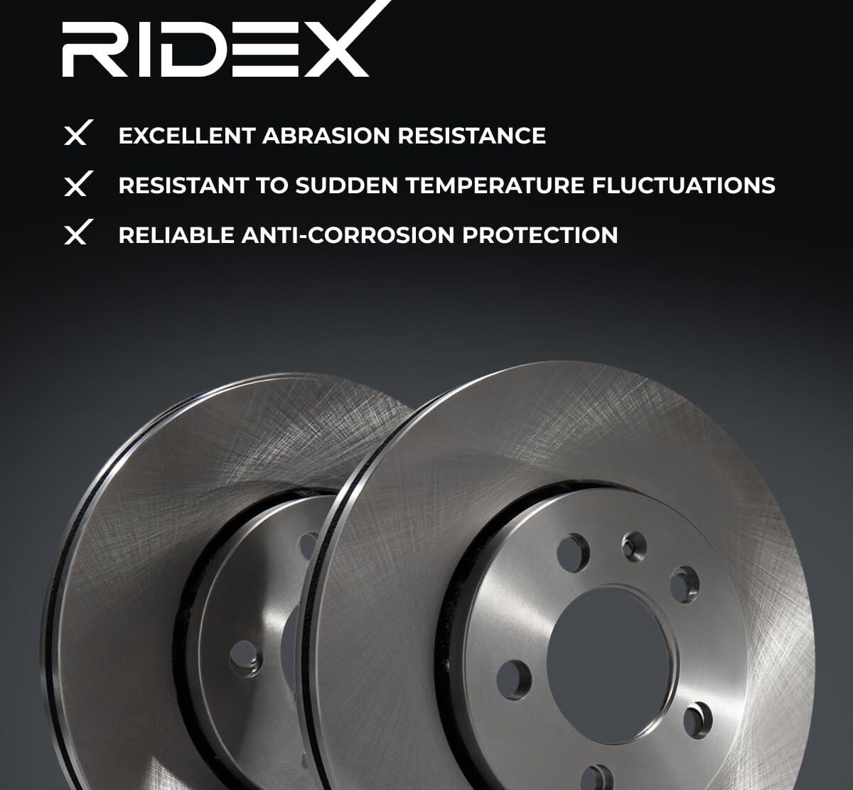 RIDEX 82B0844 Brake disc