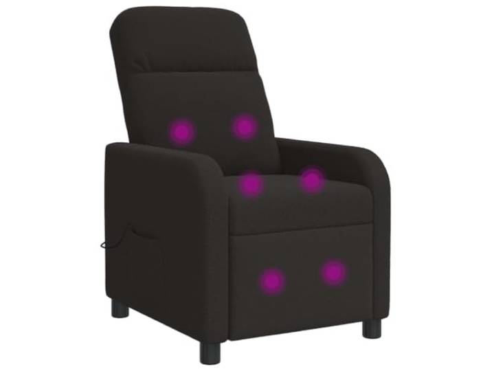 IBUQDDV Relaxsessel Schwarz Bouclé mit Verstellbarer Neigung 115-160 Bouclé-Stoff, Schaum-Faser-Polsterung, flache Armlehne, stabile Beine, feuchtes Tuch reinigbar