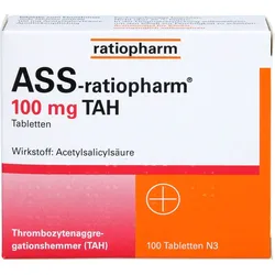 Ass-Ratiopharm 100mg Tah 100 ST