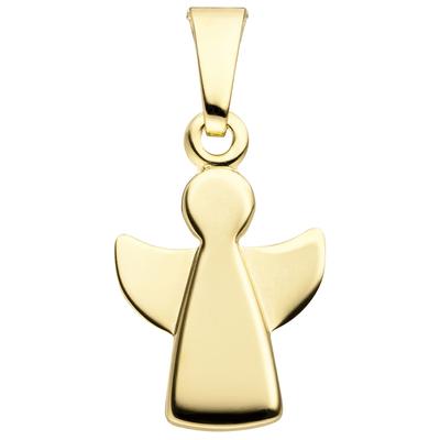 Engelanhänger JOBO "Anhänger Engel Schutzengel", gold (gelbgold 333), Schmuckanhänger, Damen, Gelbgold 333, 333 Gold
