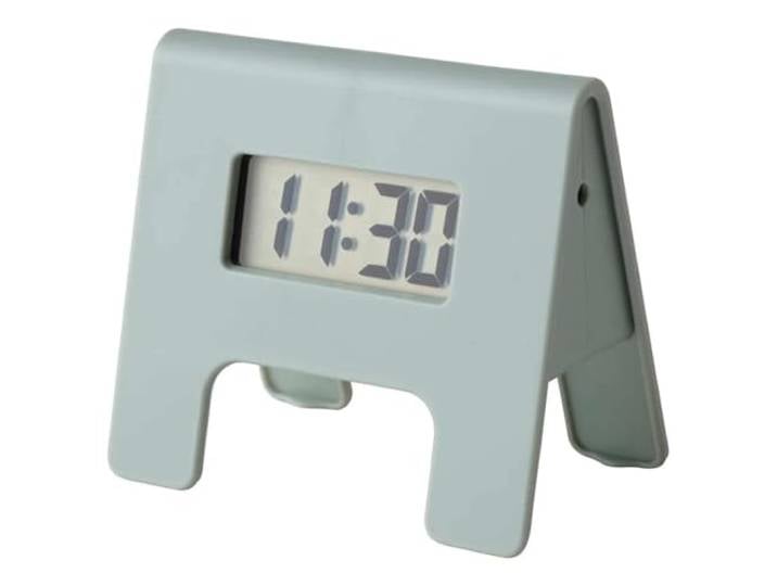IKEA KUPONG 303.587.81 Lot de 3 Mini réveils numériques de Chevet Basiques Vert Clair 4 x 6 cm
