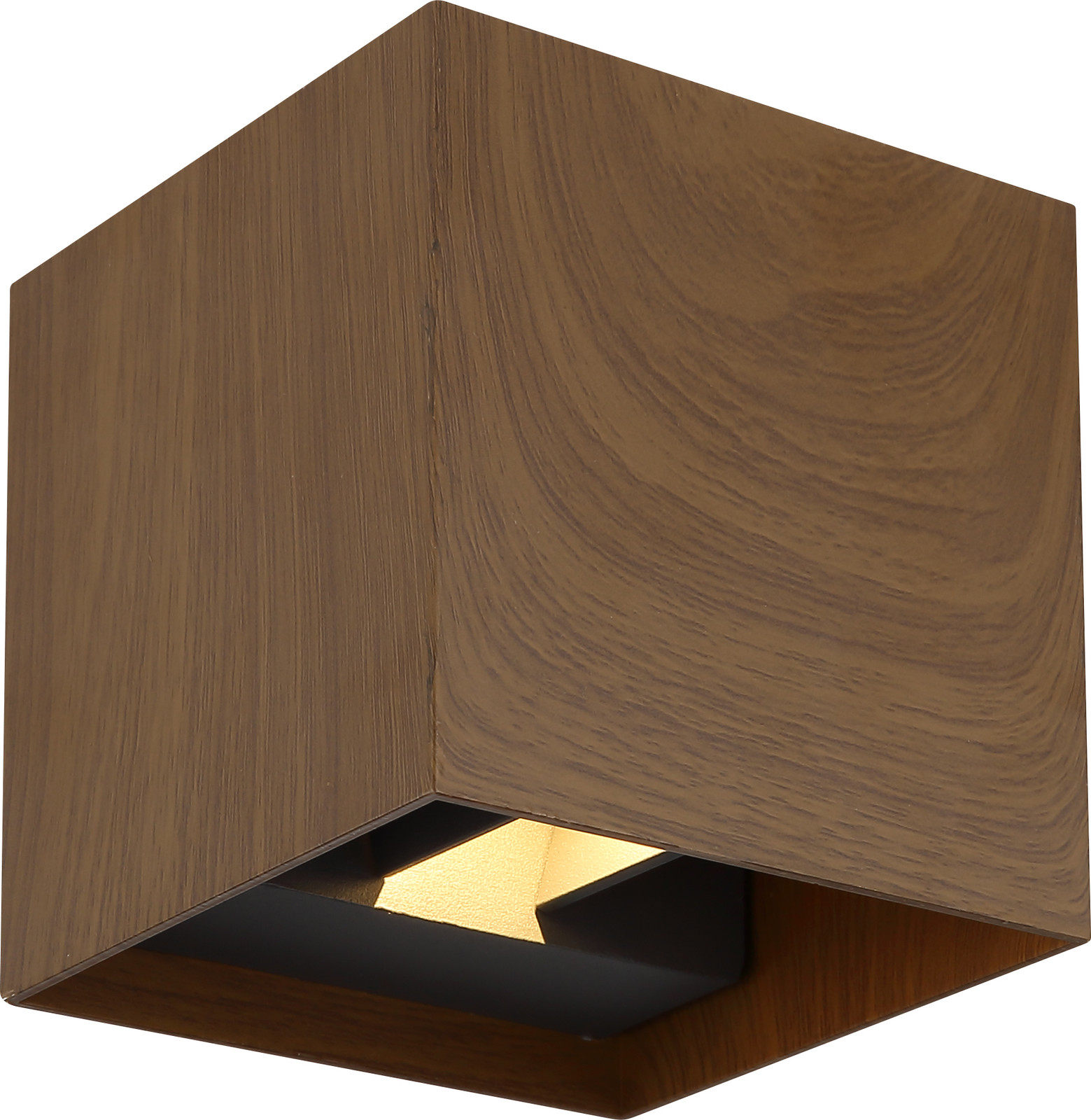 Globo Lighting Veronika opbouwspot up & down bruin hout