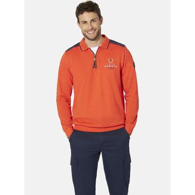 Langarm-Poloshirt BABISTA "Langarm-Poloshirt VELGIO", Herren, Gr. XXL, rot (hellrot), Obermaterial: 60% Baumwolle CO. 40% Polyester COOLMAX PES(Coolmax)., Shirts