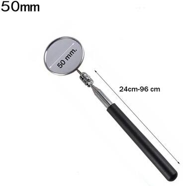 Uplifted Finds 360 Inspection Mirror LED Light Telescoping Tool 50 Mm 96 Cm