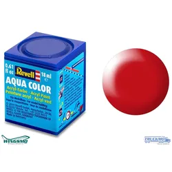 Revell Modellfarben Aqua Color Leuchtrot seidenmatt 18ml 36332