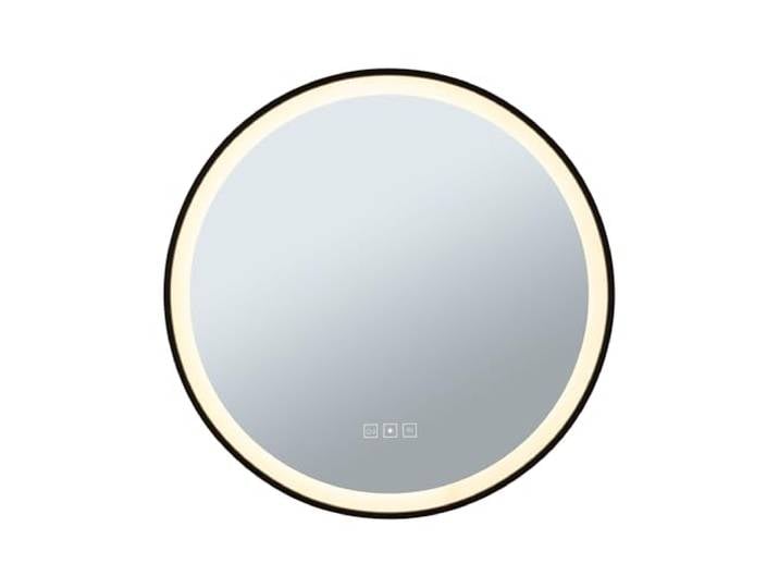 Paulmann 71088 Miroir lumineux LED Mirra IP44 White Switch 750lm 230V 11\,5W gradable Noir\, Miroir luminaire de salle de bain