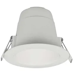 Einbaustrahler Lampe Wohnraumleuchte Metall weiß LED Farbwechsel IP44 D 11 cm