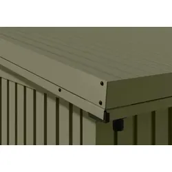 Hörmann Karton Gründach für Gerätehaus Berry mit Pultdach Berry Typ 2, Moosgrün (RAL 6005)