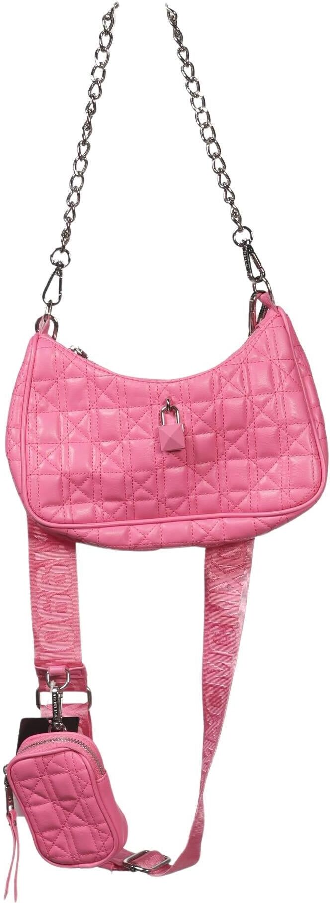 Steve Madden Damen Handtasche klein, Pink, Kunstleder - Second Hand