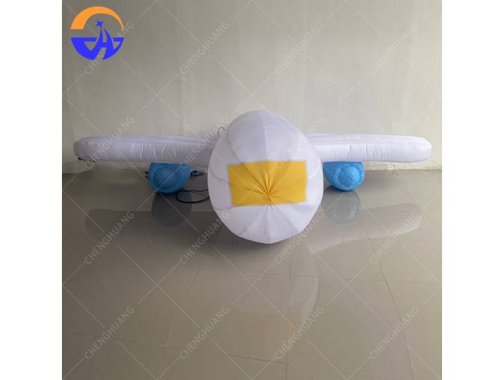 Décoration publicitaire gonflable personnalisée, avion de dessin animé gonflable, accessoires de décoration pour activités thématiques en centre commercial en extérieur