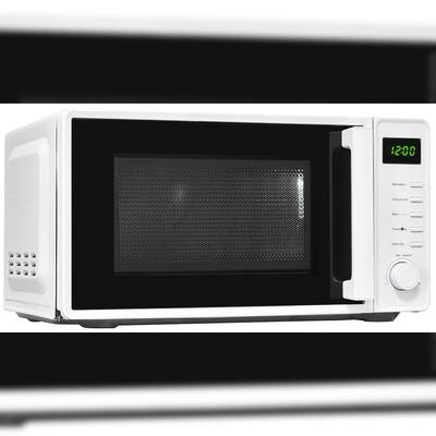 Exquisit Mikrowelle MW7120-240DI | 20 l Garraum | 700 W Ausgangsleistung | 5 Leistungsstufen | 8 automatische Programme | Auftaufunktion