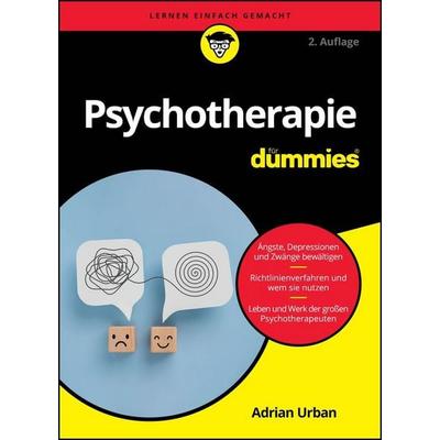 Psychotherapie für Dummies, Taschenbuch von Adrian Urban, Wiley-VCH, 978-3-527-72310-2