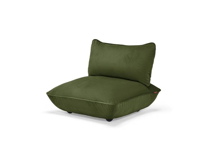 FATBOY fauteuil SUMO SEAT VELVET (Deep green - Polyester recyclé)