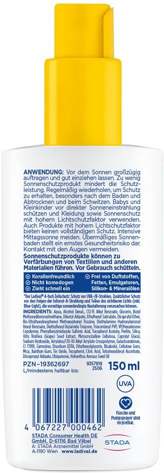 Ladival allergische Haut Sonnenschutz-Spray LSF 30 150 ml Spray