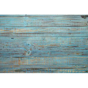 ALLboards Magnettafel MetalBoards, Blaues Brett, Vintage Holz, 90 x 60 cm, blau