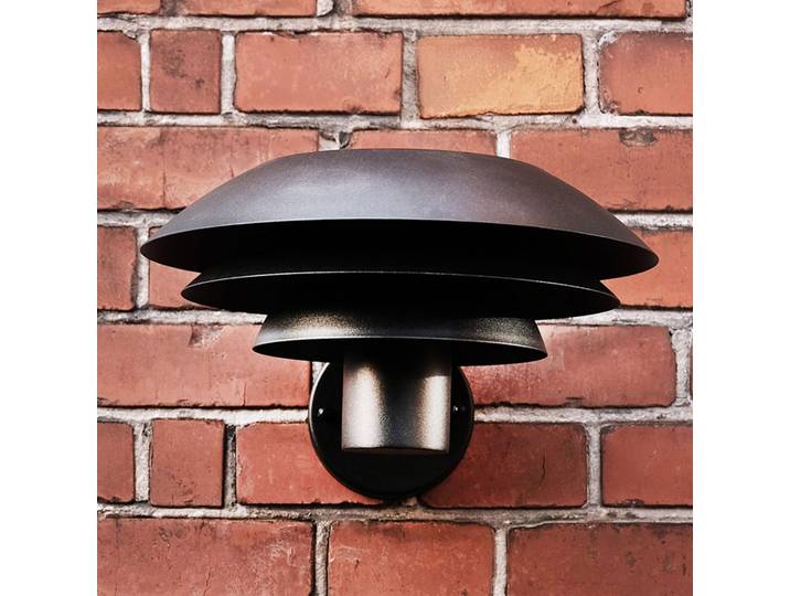 DL31 buitenwandlamp mat zwart - Dyberg Larsen - Scandinavisch - Metaal - 1 lamp