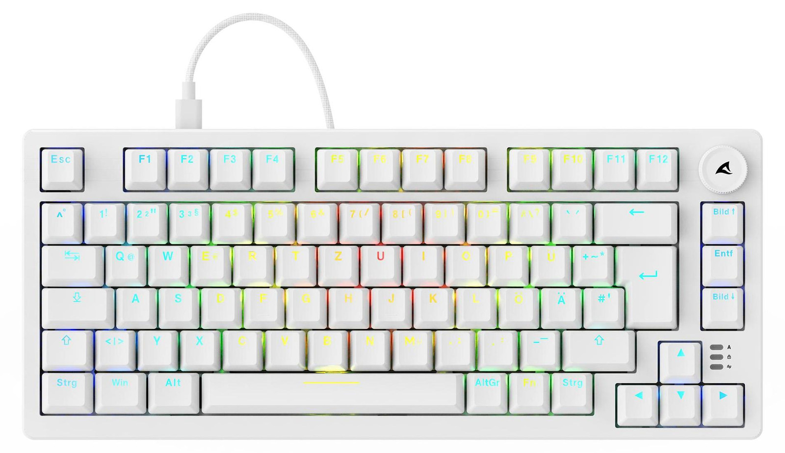 Sharkoon Skiller SGK25 Gaming Toetsenbord - Wit