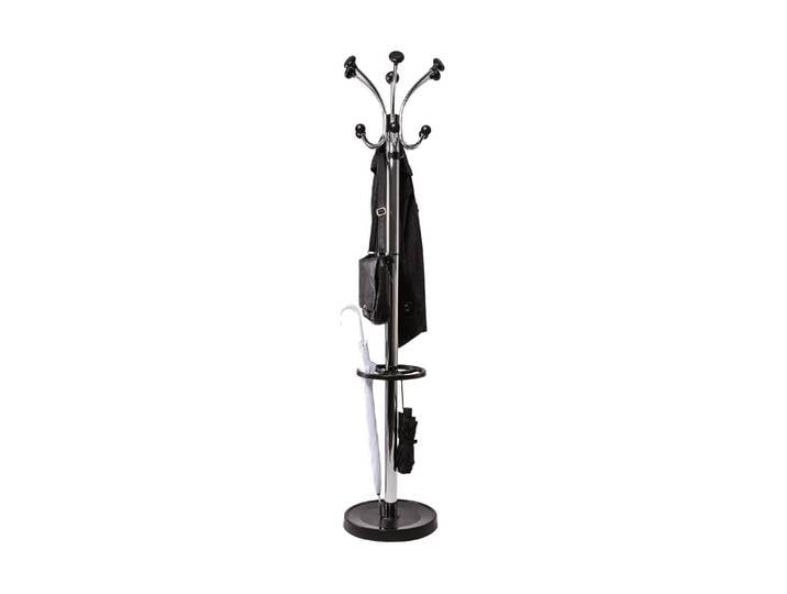 Garderobenständer MAUL Nebula Silber , silber (silberfarben), H:176cm, Beton, Stahl, Garderobenständer, Garderobenständer