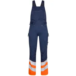 Warnschutz Latzhose "3546-314" Safety UV-Schutz - 30 - blue ink/orange