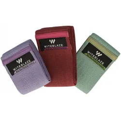 3er Pack WITEBLAZE Hipband Set Fitnessband - 64cm, 74cm, 84cm 9999 - sortiert