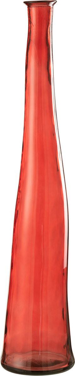 J-Line vaas Noah glas rood medium Hoogte: 100 cm
