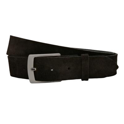 Ledergürtel ANNAMATONI "AnnaMatoni Herren Ledergürtel Zeitloses Design Gürtel 3,5cm", Herren, Gr. TW80 - 95cm Gesamtlänge, mokka 690, 100% Leder, Gürtel Ledergürtel