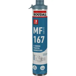 Soudal MF 167 Click & Fix 750 ml 2-Ebenen Fensterabdichtung luftdichter Dämm- un...