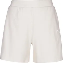 PUMA Essential Elevated Shorts Damen | Gr. S | beige - beige