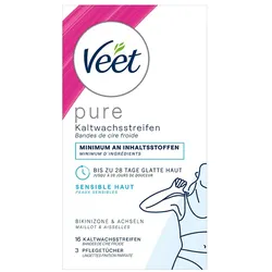 VEET Kaltwachs-Streifen Bikinizone & Achseln 16 St