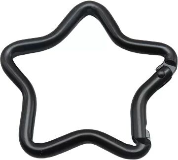 INF Lot de 10 mousquetons en alliage d'aluminium avec anneau en D