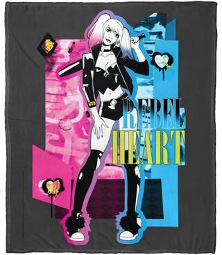 DC Comics Batman Silk Touch Throw Blanket Rebel Heart