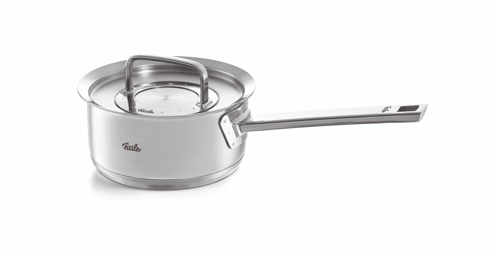 Fissler Original-Profi Collection Steelpan met metalen deksel, 16 cm