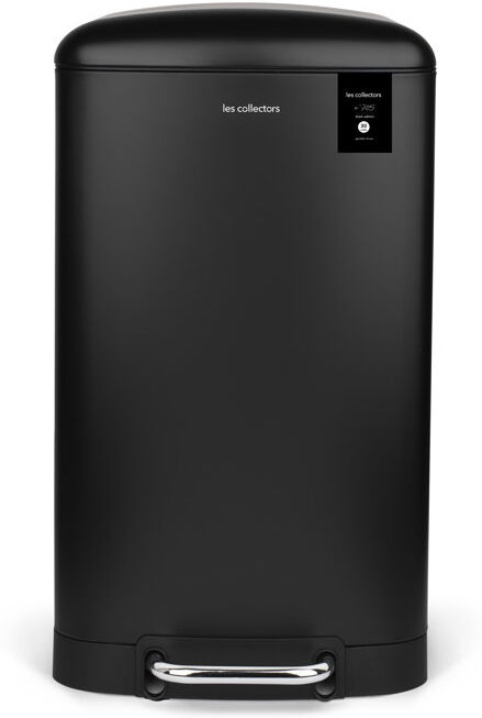 LES COLLECTORS Abfalleimer mit Fußpedal Black 30 L
