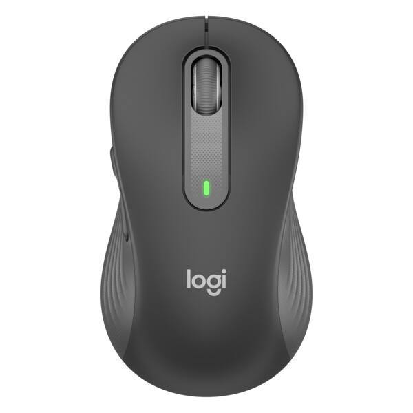 Logitech Signature M650L Large Graphite Wireless Maus für die rechte Hand (for Business) 910-006348